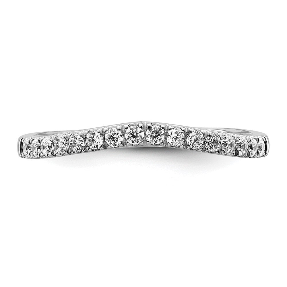 14K Weißgold Ehering-Set mit 2 Ringen, Labor gezüchtete Diamanten VS/SI+ G+