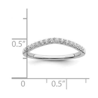 14K Weißgold Ehering-Set mit 2 Ringen, Labor gezüchtete Diamanten VS/SI+ G+