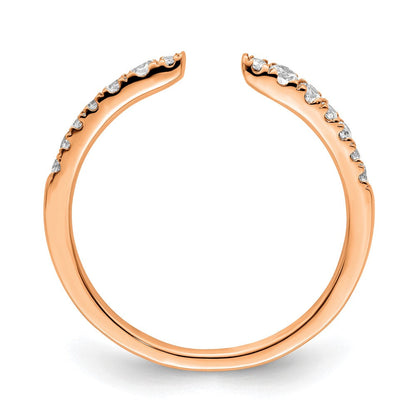 14K Roségold True Origin 1/4 Karat Im Labor Gezüchtet Diamant Vs D E F Fantasie Ring