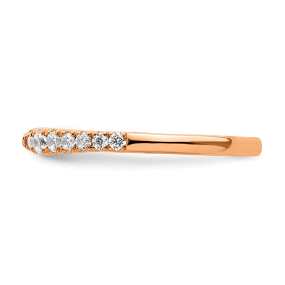 14K Roségold True Origin 1/4 Karat Im Labor Gezüchtet Diamant Vs D E F Fantasie Ring