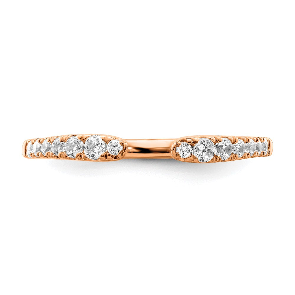 14K Roségold True Origin 1/4 Karat Im Labor Gezüchtet Diamant Vs D E F Fantasie Ring