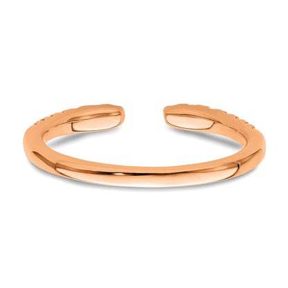 14K Roségold True Origin 1/4 Karat Im Labor Gezüchtet Diamant Vs D E F Fantasie Ring
