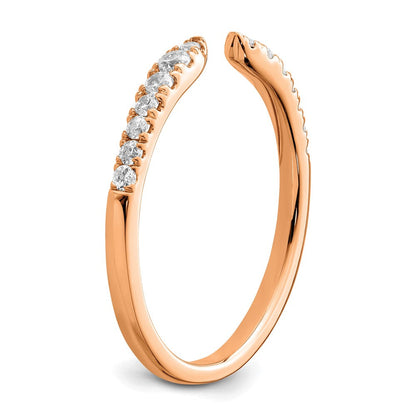 14K Roségold True Origin 1/4 Karat Im Labor Gezüchtet Diamant Vs D E F Fantasie Ring