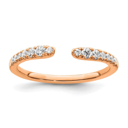 14K Roségold True Origin 1/4 Karat Im Labor Gezüchtet Diamant Vs D E F Fantasie Ring