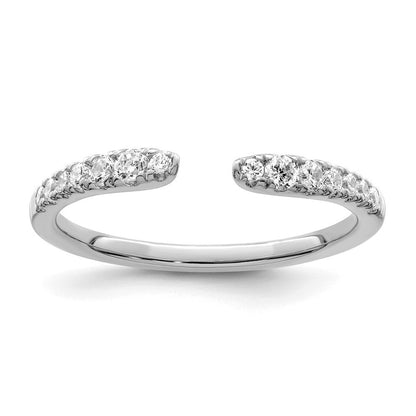 True Origin 14K Weißgold 1/4 Karat Im Labor Gezüchtet Diamant Vs+ F+ Komplett Ehering Ring