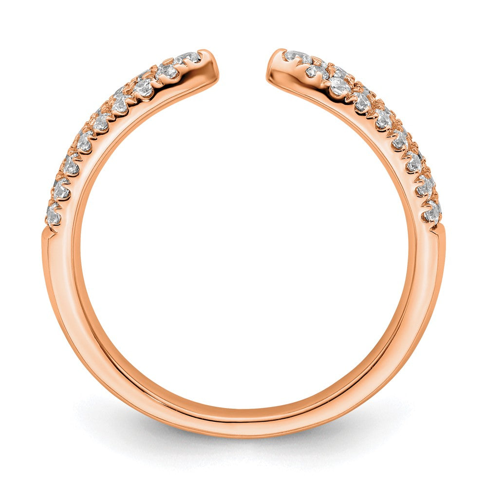 14K Roségold True Origin 1/2 Karat Im Labor Gezüchtet Diamant Vs D E F Fantasie Ring