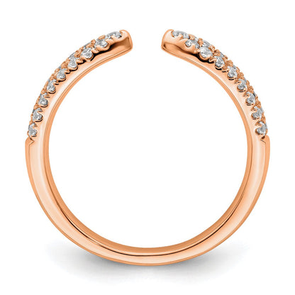 14K Roségold True Origin 1/2 Karat Im Labor Gezüchtet Diamant Vs D E F Fantasie Ring