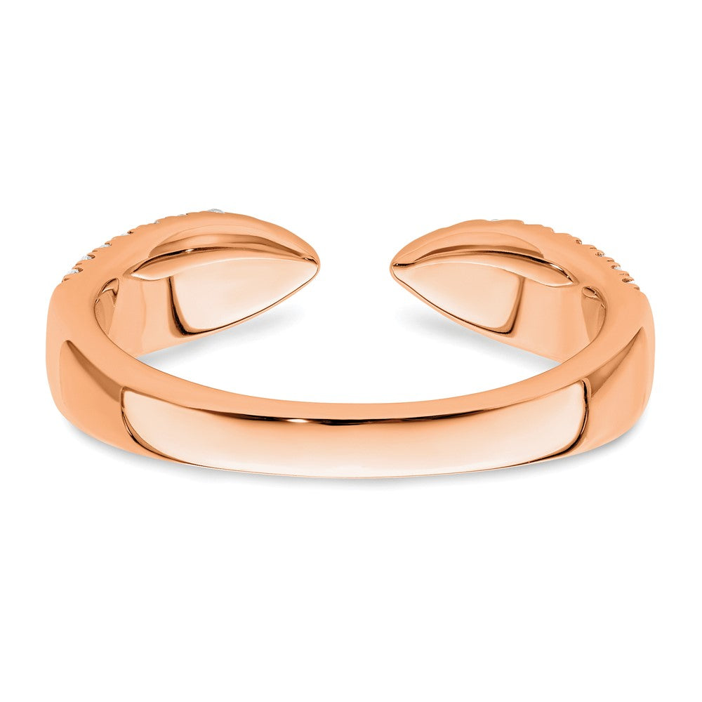 14K Roségold True Origin 1/2 Karat Im Labor Gezüchtet Diamant Vs D E F Fantasie Ring