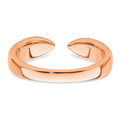 14K Roségold True Origin 1/2 Karat Im Labor Gezüchtet Diamant Vs D E F Fantasie Ring