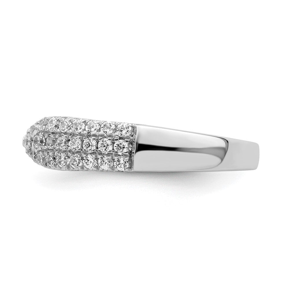 True Origin 14K Weißgold 1/2 Karat Im Labor Gezüchtet Diamant Vs+ F+ Komplett Ehering Ring