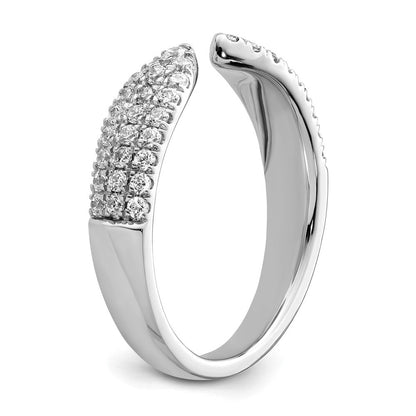 True Origin 14K Weißgold 1/2 Karat Im Labor Gezüchtet Diamant Vs+ F+ Komplett Ehering Ring