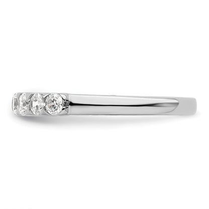 14K Weißgold Ring mit 0,75 ct. im Labor gezüchteten Diamanten VS/SI+ G+, Elf-Steine-Fashion-Ring