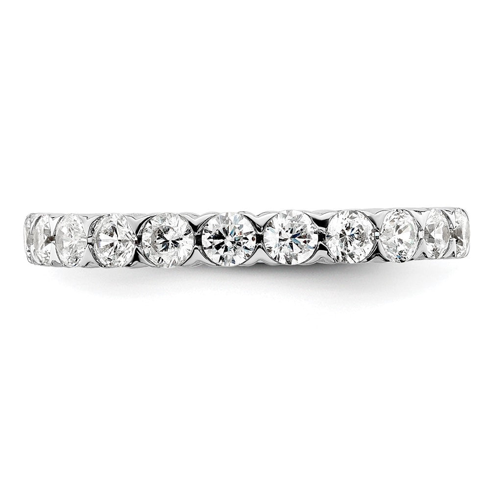 14K Weißgold Ring mit 0,75 ct. im Labor gezüchteten Diamanten VS/SI+ G+, Elf-Steine-Fashion-Ring