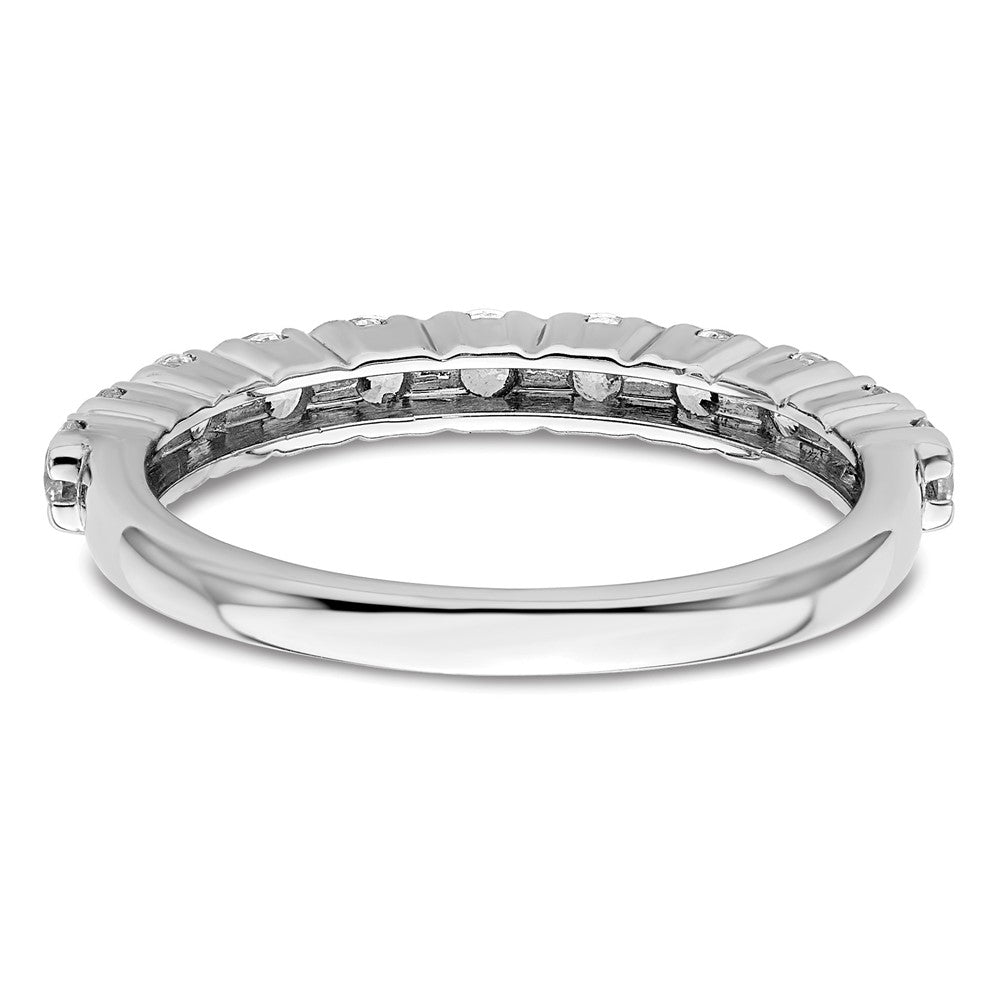 14K Weißgold Ring mit 0,75 ct. im Labor gezüchteten Diamanten VS/SI+ G+, Elf-Steine-Fashion-Ring