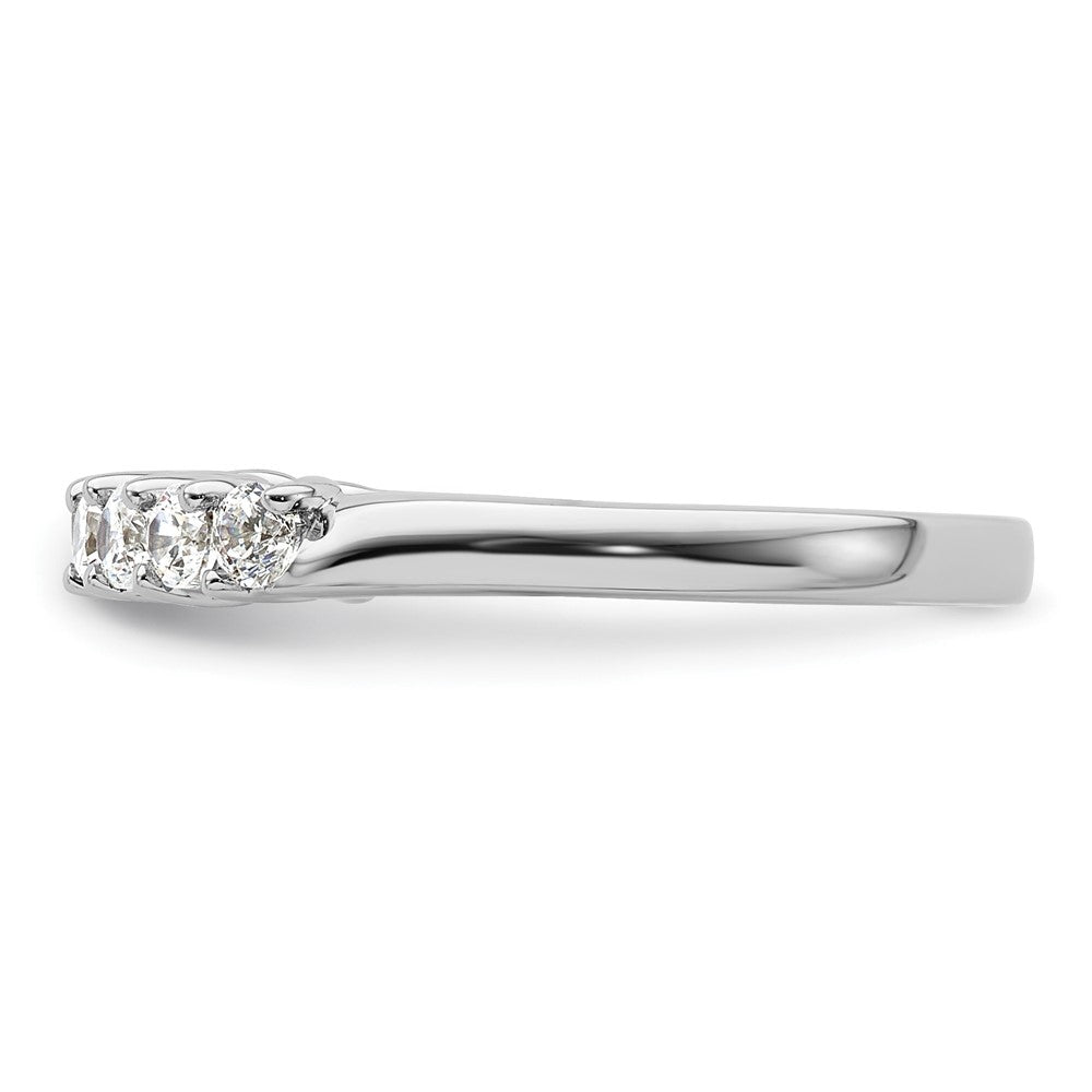 14K Weißgold Ring mit 0,5 ct. im Labor gezüchteten Diamanten VS/SI+ G+, Neun-Stein-Fashion-Ring