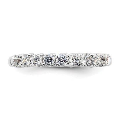 14K Weißgold Ring mit 0,5 ct. im Labor gezüchteten Diamanten VS/SI+ G+, Neun-Stein-Fashion-Ring