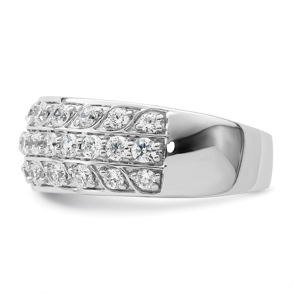 14K Weißgold 1.25 Karat Komplett Diamant Ring