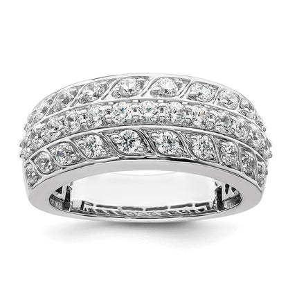 14K Weißgold 1.25 Karat Komplett Diamant Ring