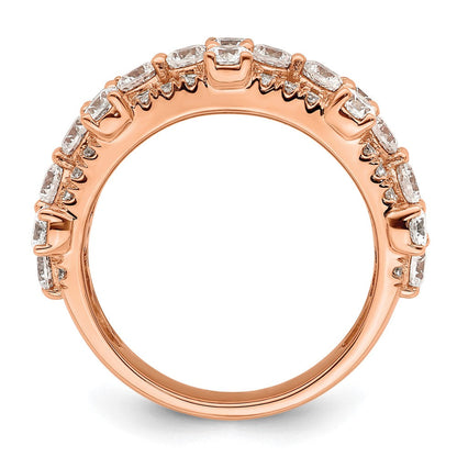 14K Roségold 2,5 ct. Labor-Diamant VS/SI+ G+ Fashion-Ring