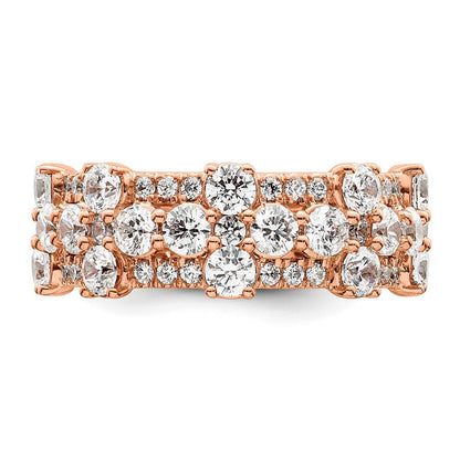 14K Roségold 2,5 ct. Labor-Diamant VS/SI+ G+ Fashion-Ring