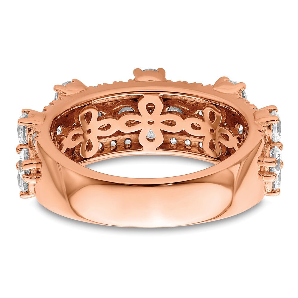 14K Roségold 2,5 ct. Labor-Diamant VS/SI+ G+ Fashion-Ring