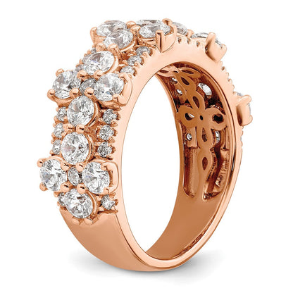 14K Roségold 2,5 ct. Labor-Diamant VS/SI+ G+ Fashion-Ring