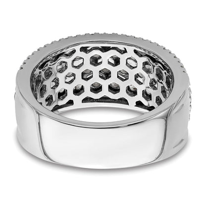 14K Weißgold Fashion-Ring mit 2 ct. Labor-gezüchteten Diamanten, VS/SI+ G+