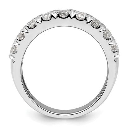 14K Weißgold Ring mit Laborgezüchteten Diamanten VS/SI+ G+