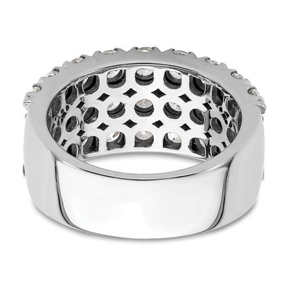 14K Weißgold Ring mit Laborgezüchteten Diamanten VS/SI+ G+