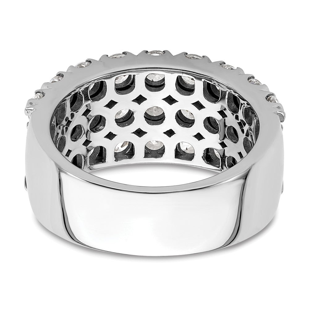 14K Weißgold Ring mit Laborgezüchteten Diamanten VS/SI+ G+