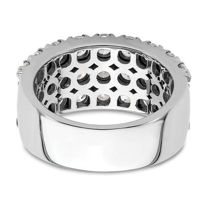 14K Weißgold Ring mit Laborgezüchteten Diamanten VS/SI+ G+