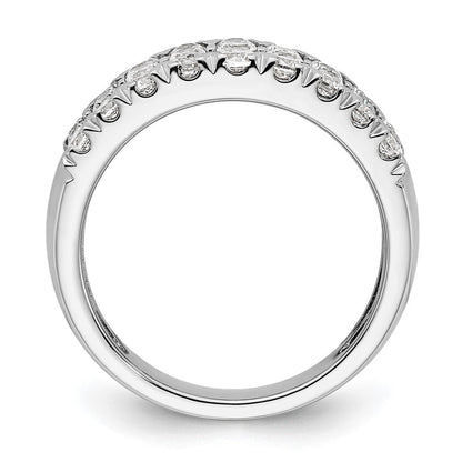 14K Weißgold Pavé 1.5 Karat Komplett Diamant Ring
