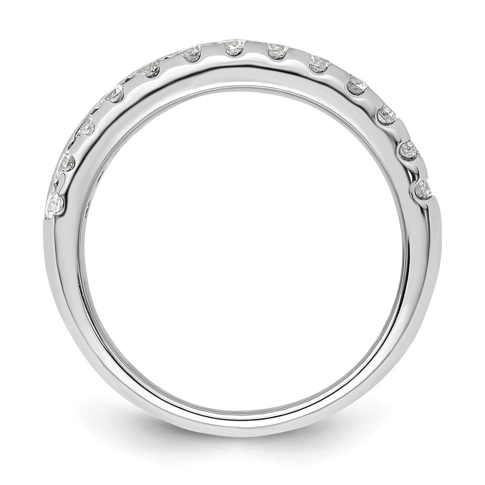 14K Weißgold Ring mit Laborgezüchteten Diamanten VS/SI+ G+