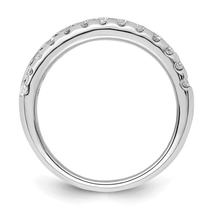 14K Weißgold Ring mit Laborgezüchteten Diamanten VS/SI+ G+