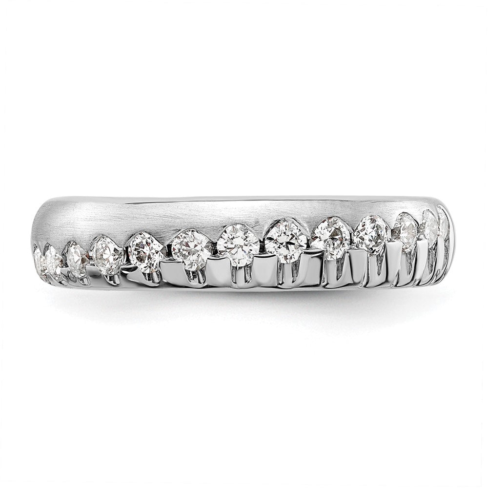 14K Weißgold Ring mit Laborgezüchteten Diamanten VS/SI+ G+