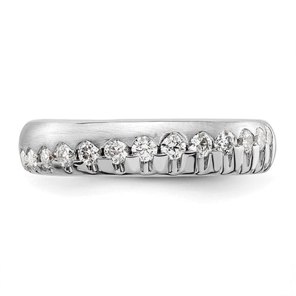 14K Weißgold Ring mit Laborgezüchteten Diamanten VS/SI+ G+