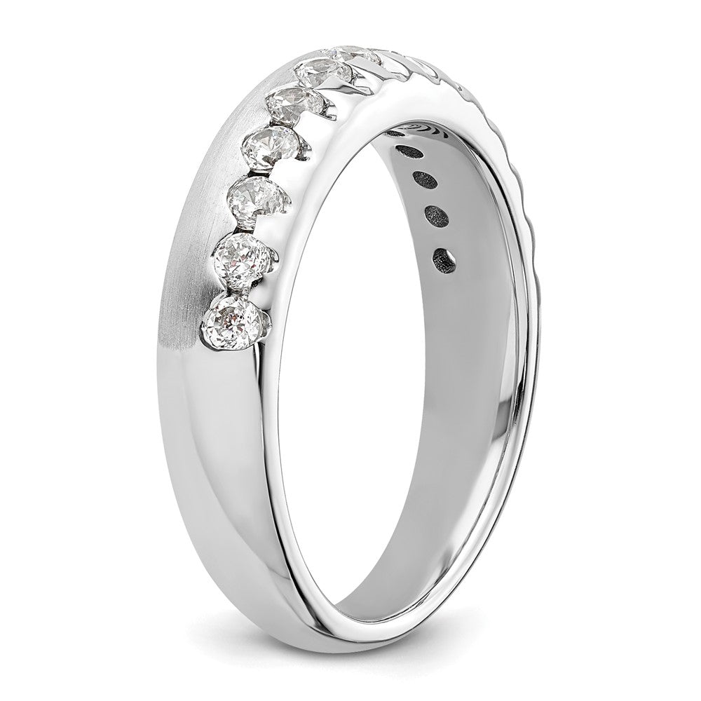 14K Weißgold Ring mit Laborgezüchteten Diamanten VS/SI+ G+