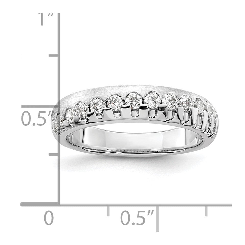 14K Weißgold Ring mit Laborgezüchteten Diamanten VS/SI+ G+