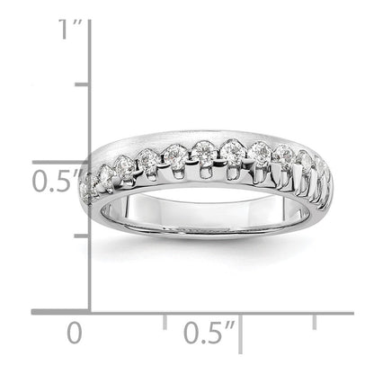 14K Weißgold Ring mit Laborgezüchteten Diamanten VS/SI+ G+