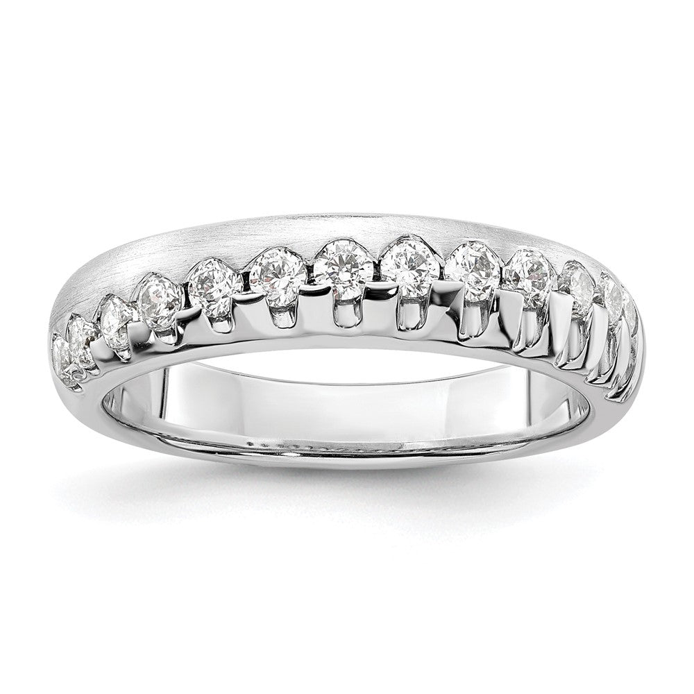 14K Weißgold Ring mit Laborgezüchteten Diamanten VS/SI+ G+