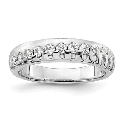 14K Weißgold Ring mit Laborgezüchteten Diamanten VS/SI+ G+