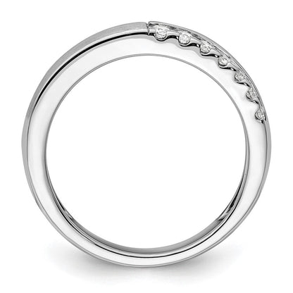 14K Weißgold Ring mit 0,375 ct. im Labor gezüchteten Diamanten VS/SI+ G+