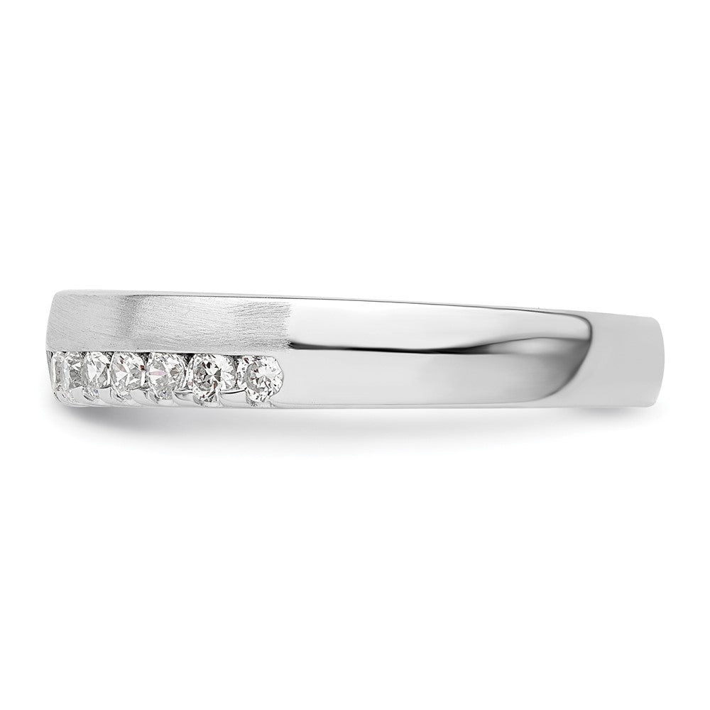 14K Weißgold Ring mit 0,375 ct. im Labor gezüchteten Diamanten VS/SI+ G+