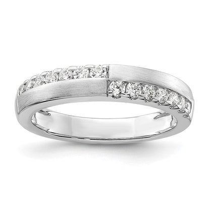 14K Weißgold Ring mit 0,375 ct. im Labor gezüchteten Diamanten VS/SI+ G+