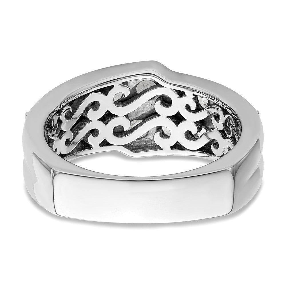 14K Weißgold Ring mit im Labor gezüchteten Diamanten VS/SI+ G+