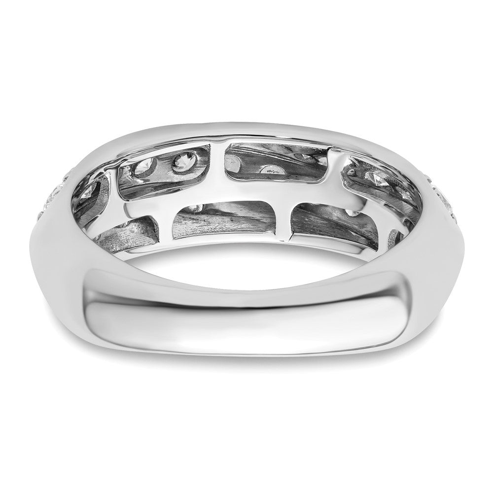 14K Weißgold Ring mit 1 ct. Laborgezüchteten Diamanten VS/SI+ G+