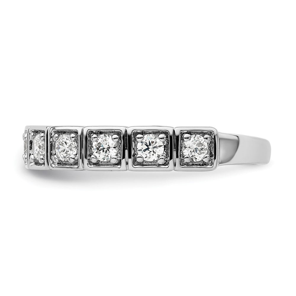 14K Weißgold Fashion-Ring mit 0,5 ct. im Labor gezüchteten Diamanten VS/SI+ G+
