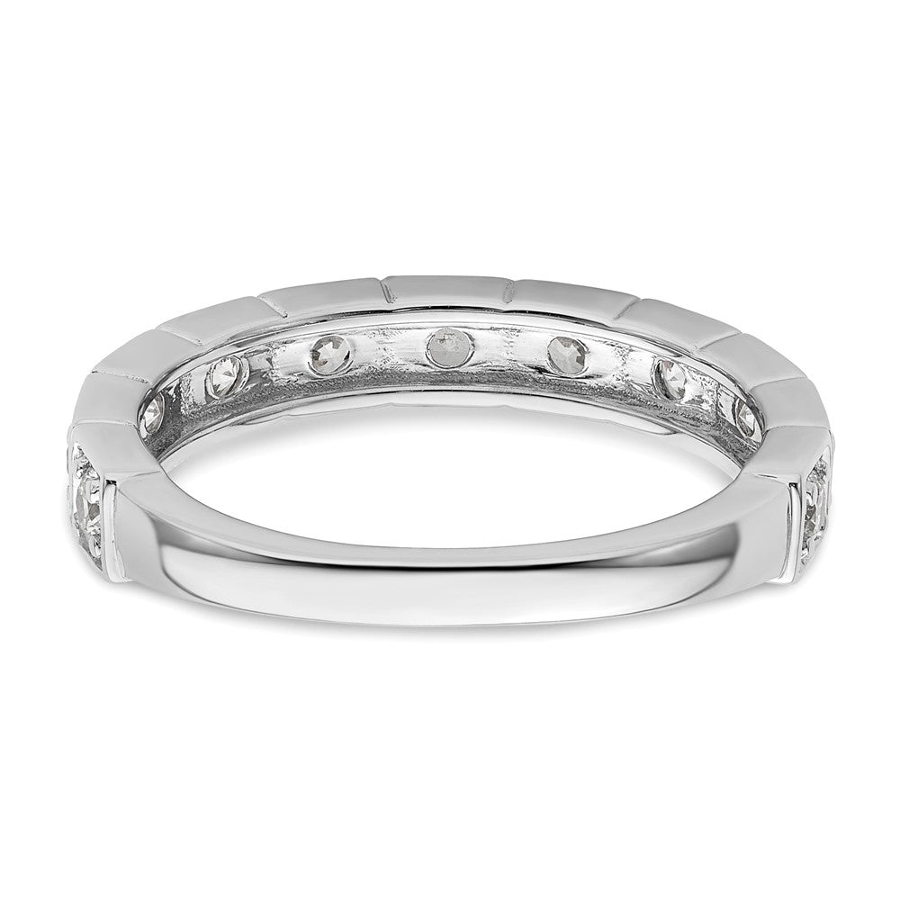 14K Weißgold Fashion-Ring mit 0,5 ct. im Labor gezüchteten Diamanten VS/SI+ G+