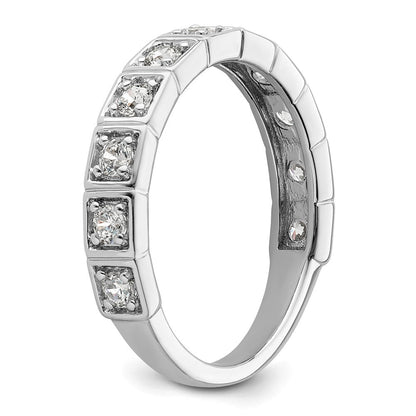 14K Weißgold Fashion-Ring mit 0,5 ct. im Labor gezüchteten Diamanten VS/SI+ G+