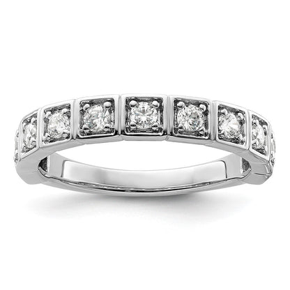 14K Weißgold Fashion-Ring mit 0,5 ct. im Labor gezüchteten Diamanten VS/SI+ G+